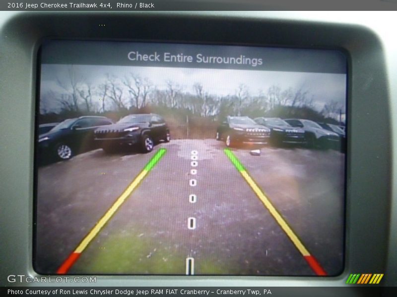 Rhino / Black 2016 Jeep Cherokee Trailhawk 4x4