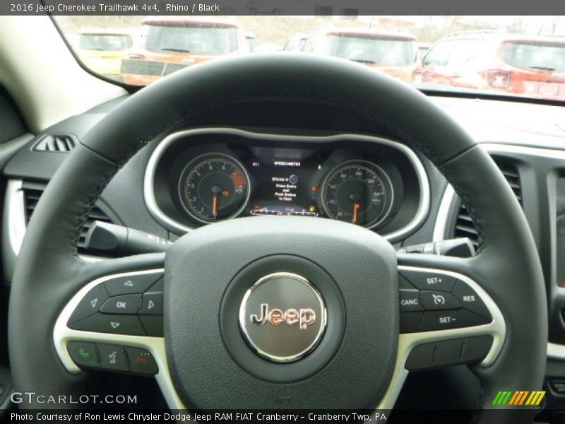 Rhino / Black 2016 Jeep Cherokee Trailhawk 4x4