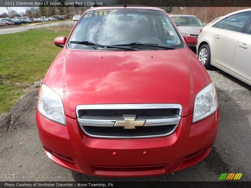 Sport Red / Charcoal 2011 Chevrolet Aveo LT Sedan