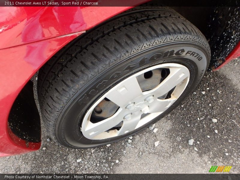 Sport Red / Charcoal 2011 Chevrolet Aveo LT Sedan