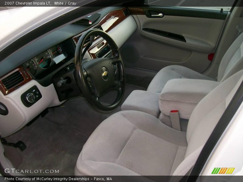White / Gray 2007 Chevrolet Impala LT