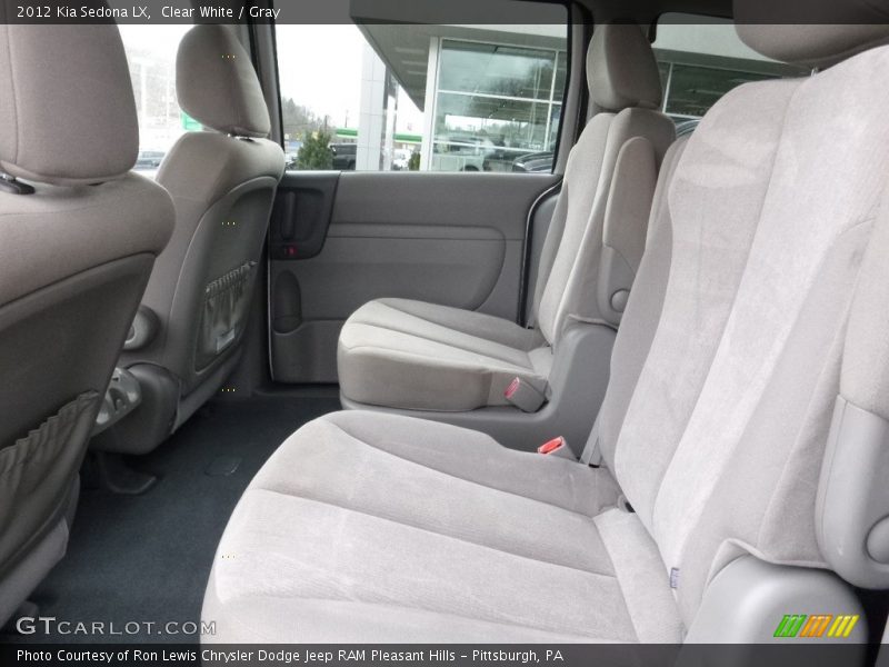 Clear White / Gray 2012 Kia Sedona LX