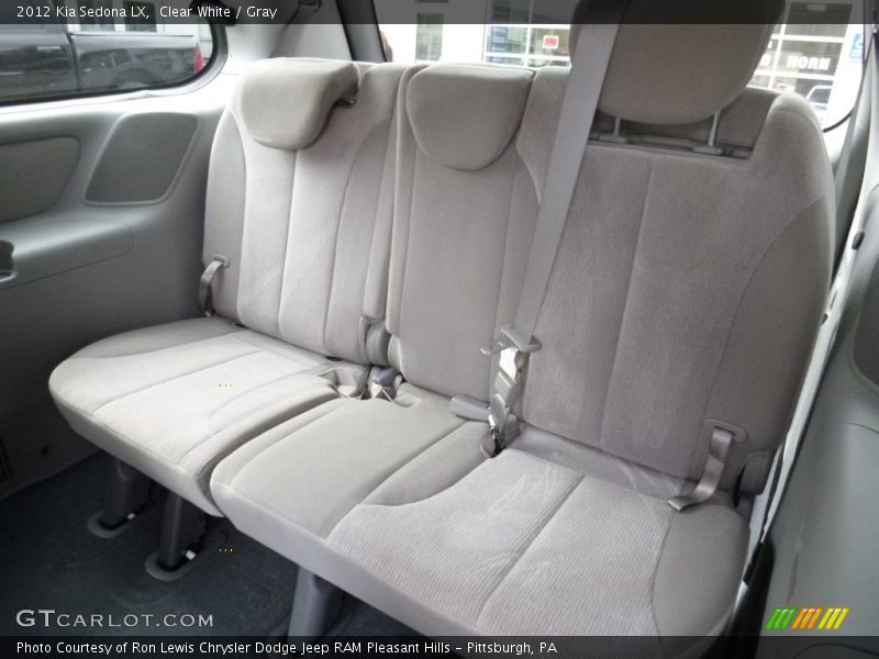 Clear White / Gray 2012 Kia Sedona LX