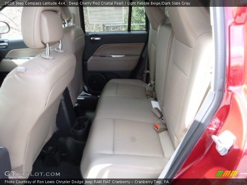 Deep Cherry Red Crystal Pearl / Light Pebble Beige/Dark Slate Gray 2016 Jeep Compass Latitude 4x4