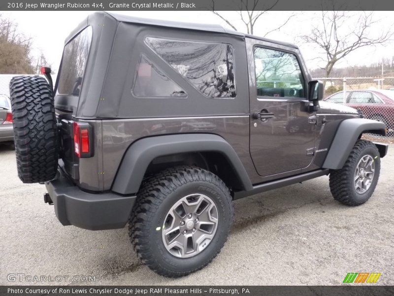 Granite Crystal Metallic / Black 2016 Jeep Wrangler Rubicon 4x4