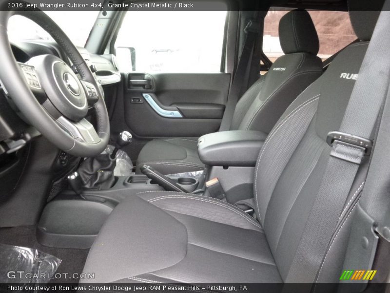 Granite Crystal Metallic / Black 2016 Jeep Wrangler Rubicon 4x4