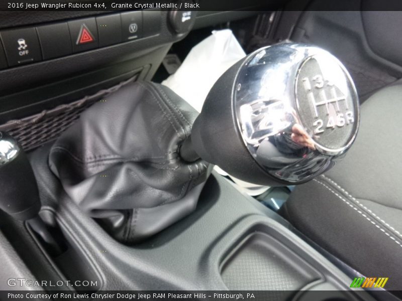 Granite Crystal Metallic / Black 2016 Jeep Wrangler Rubicon 4x4
