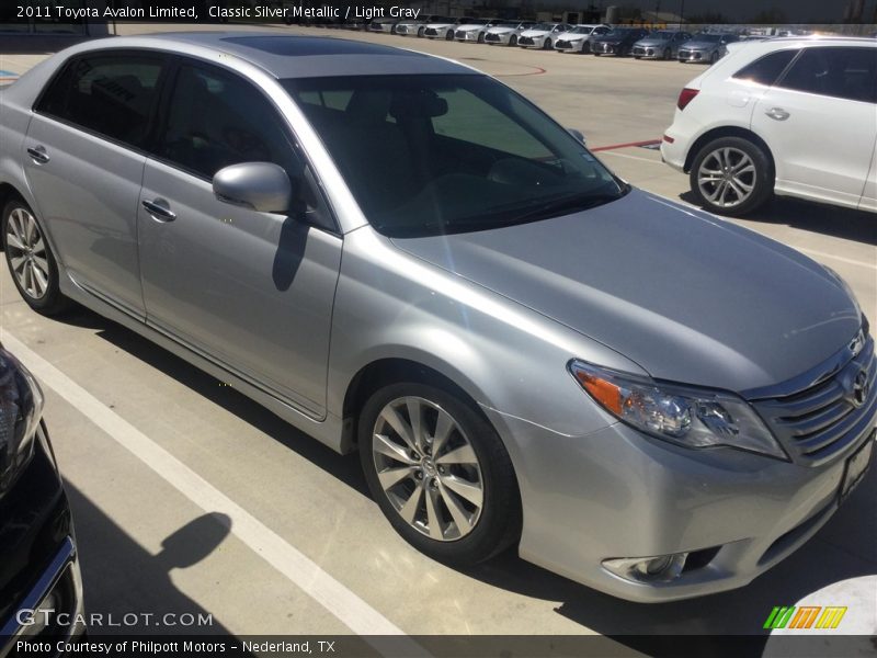 Classic Silver Metallic / Light Gray 2011 Toyota Avalon Limited