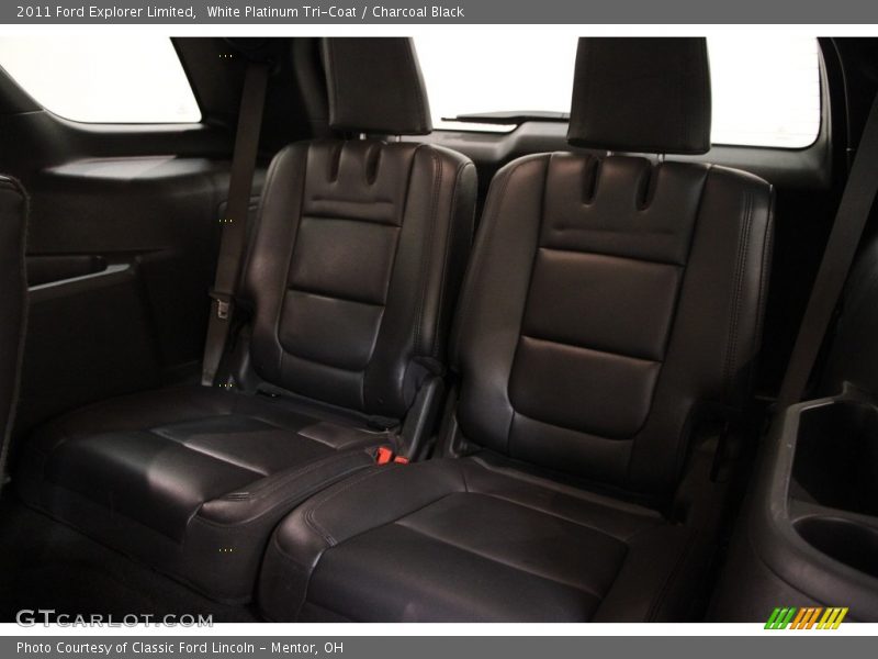 White Platinum Tri-Coat / Charcoal Black 2011 Ford Explorer Limited
