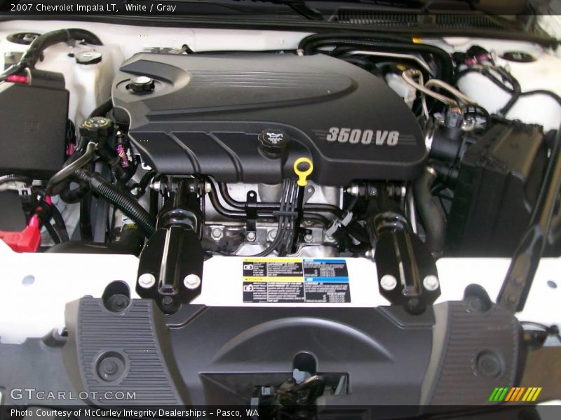 White / Gray 2007 Chevrolet Impala LT