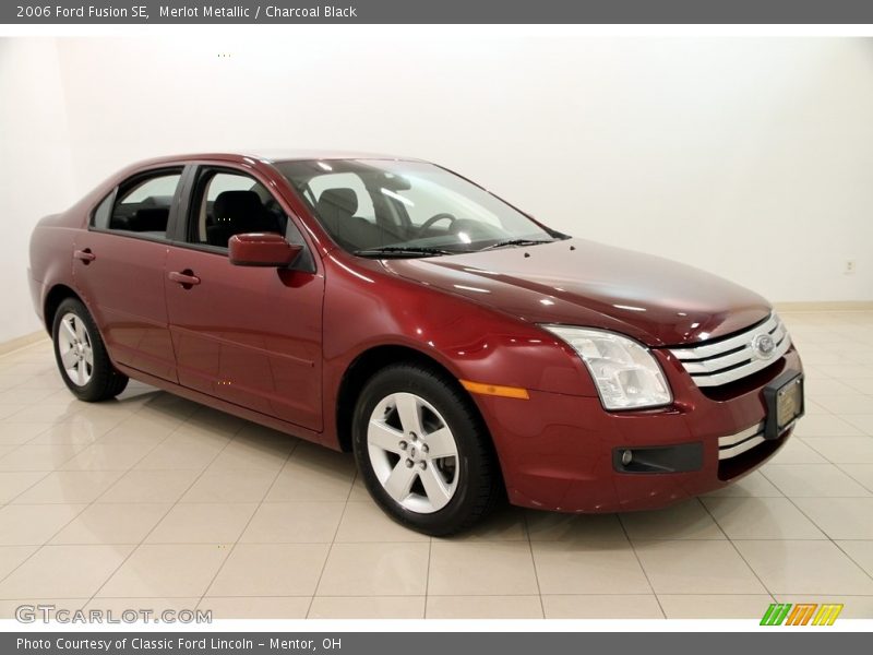 Merlot Metallic / Charcoal Black 2006 Ford Fusion SE