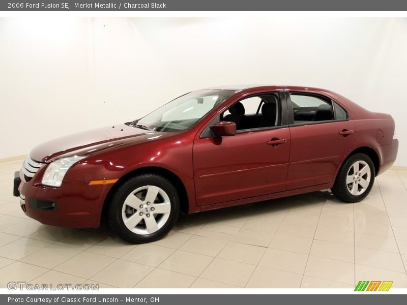 Merlot Metallic / Charcoal Black 2006 Ford Fusion SE