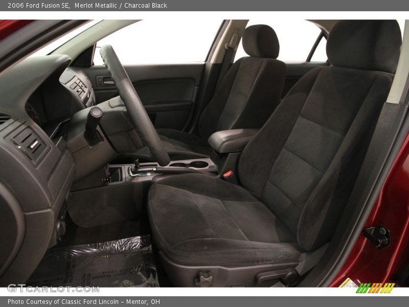 Merlot Metallic / Charcoal Black 2006 Ford Fusion SE