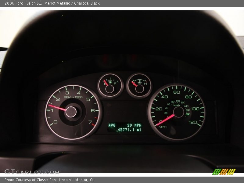 Merlot Metallic / Charcoal Black 2006 Ford Fusion SE