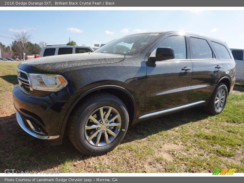 Brilliant Black Crystal Pearl / Black 2016 Dodge Durango SXT
