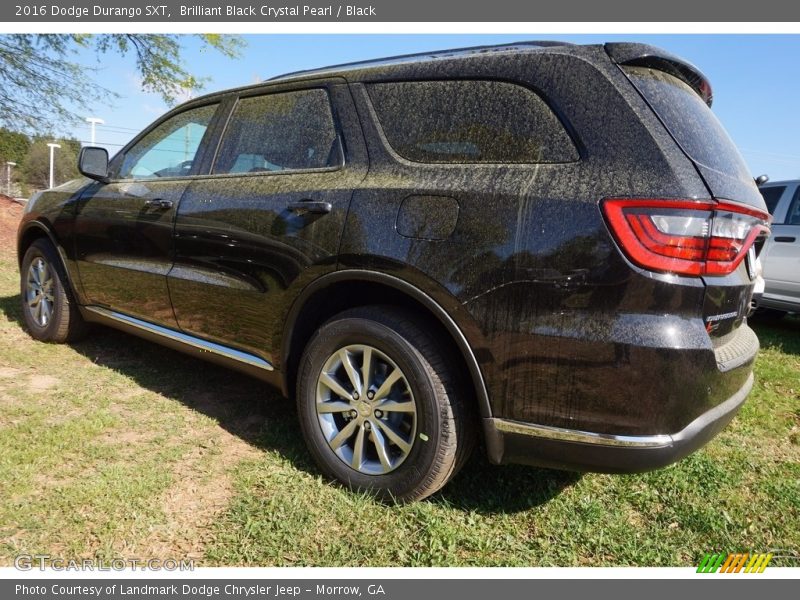 Brilliant Black Crystal Pearl / Black 2016 Dodge Durango SXT