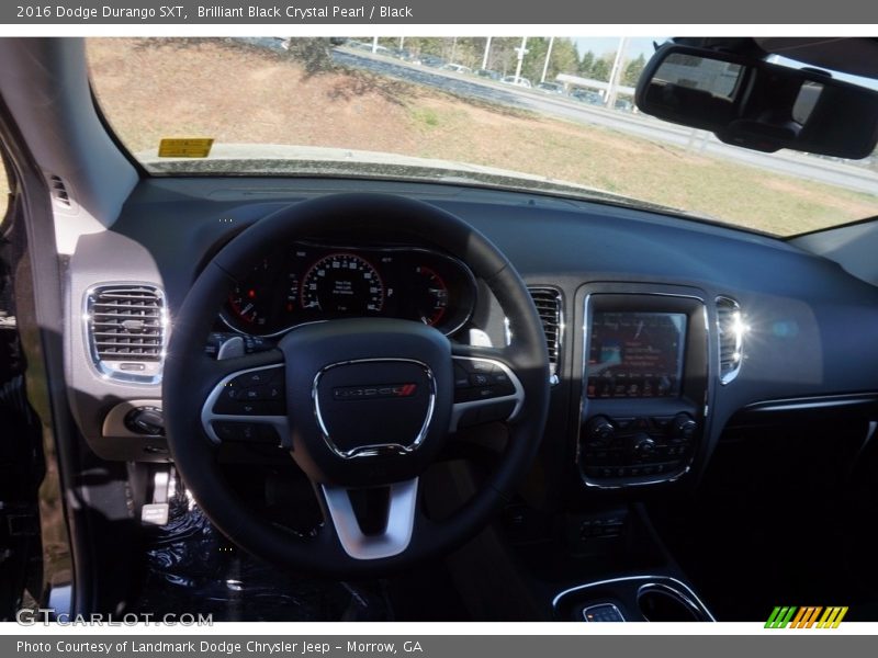 Brilliant Black Crystal Pearl / Black 2016 Dodge Durango SXT