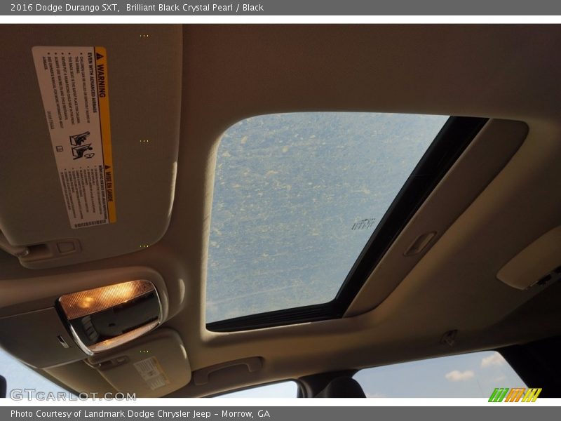 Brilliant Black Crystal Pearl / Black 2016 Dodge Durango SXT