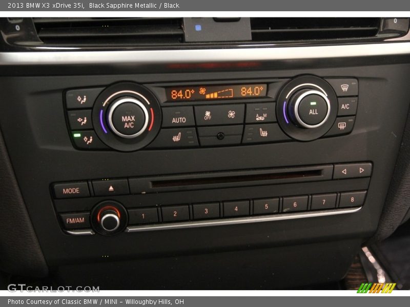 Black Sapphire Metallic / Black 2013 BMW X3 xDrive 35i