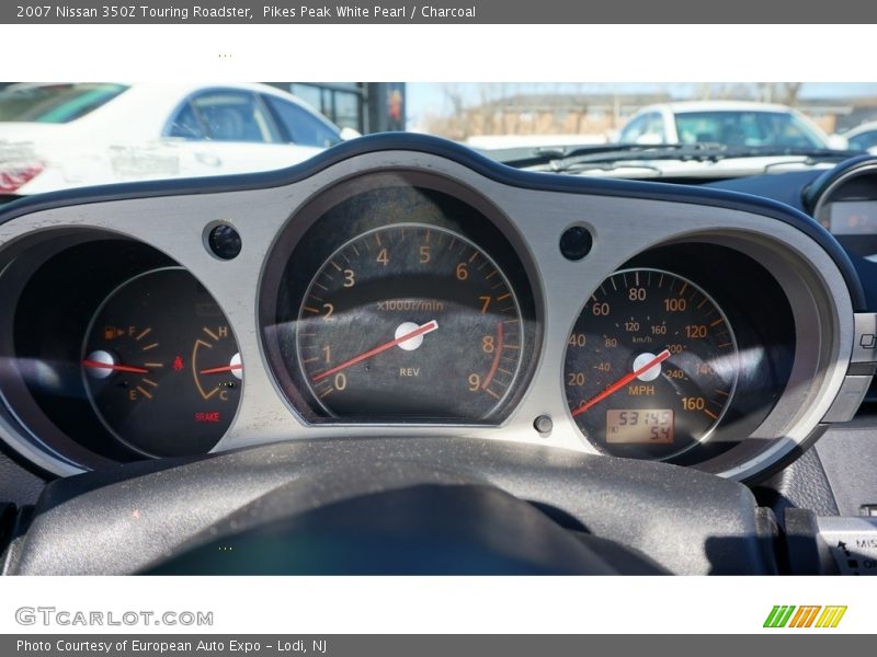 Pikes Peak White Pearl / Charcoal 2007 Nissan 350Z Touring Roadster