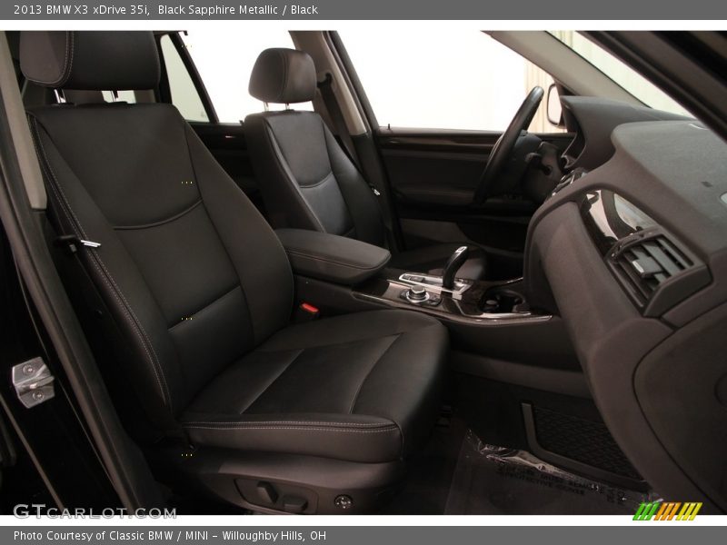 Black Sapphire Metallic / Black 2013 BMW X3 xDrive 35i