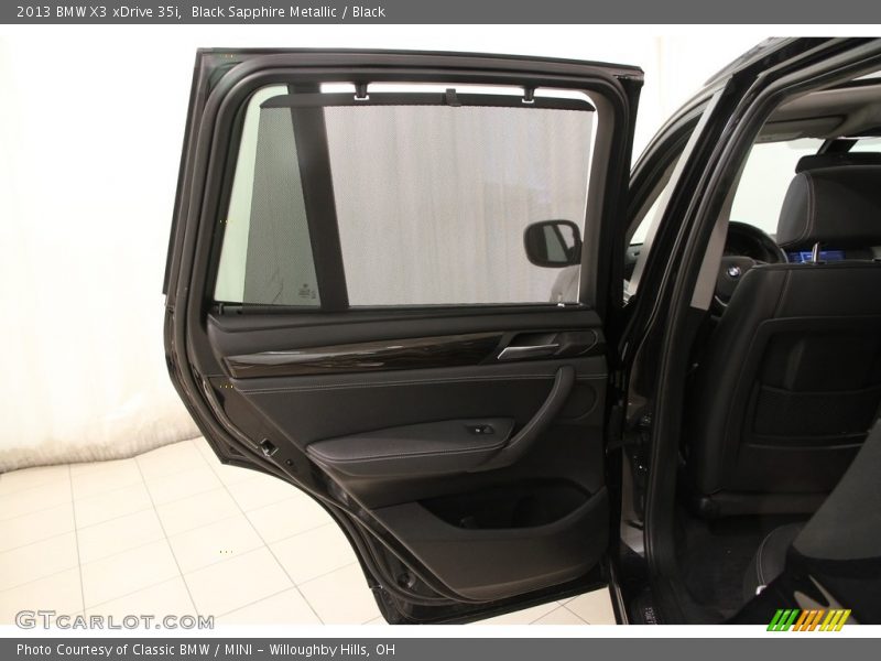 Black Sapphire Metallic / Black 2013 BMW X3 xDrive 35i