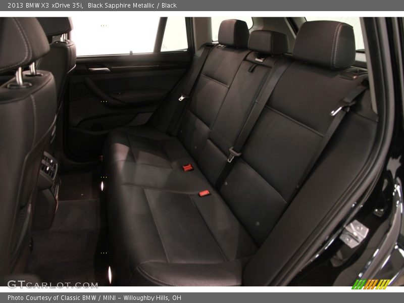 Black Sapphire Metallic / Black 2013 BMW X3 xDrive 35i