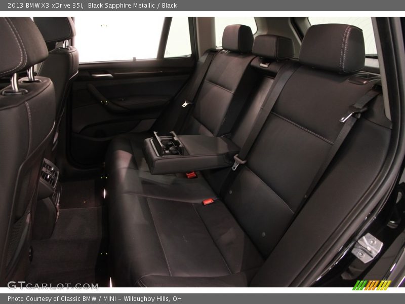 Black Sapphire Metallic / Black 2013 BMW X3 xDrive 35i
