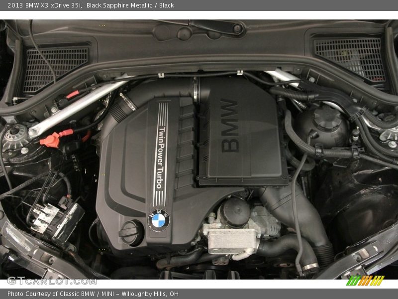 Black Sapphire Metallic / Black 2013 BMW X3 xDrive 35i