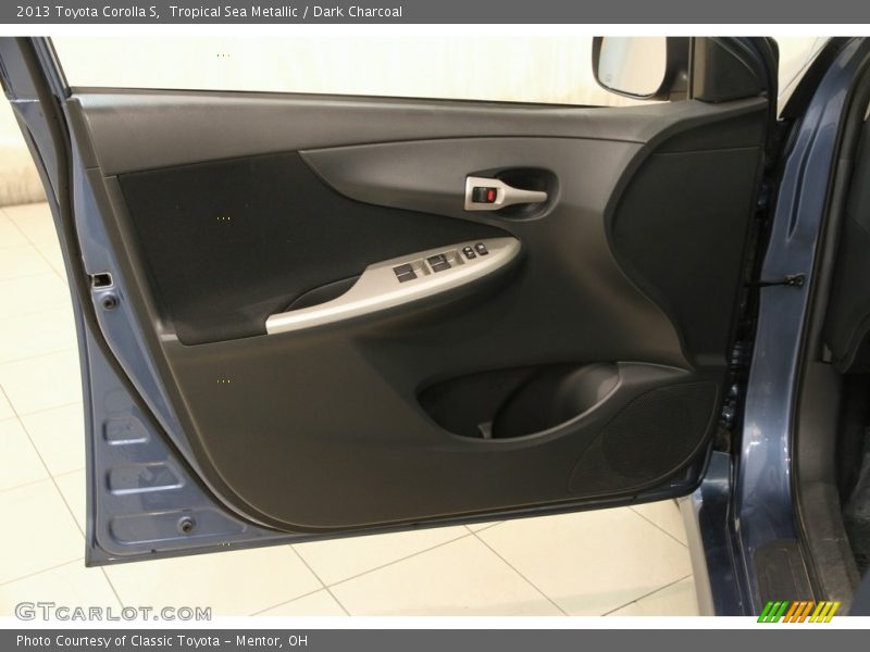 Tropical Sea Metallic / Dark Charcoal 2013 Toyota Corolla S