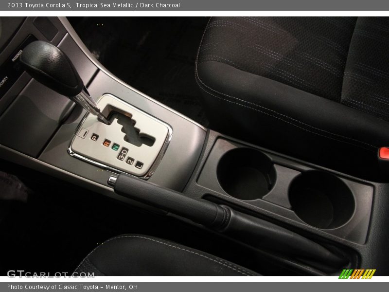 Tropical Sea Metallic / Dark Charcoal 2013 Toyota Corolla S