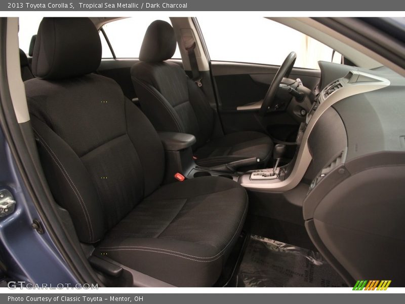 Tropical Sea Metallic / Dark Charcoal 2013 Toyota Corolla S