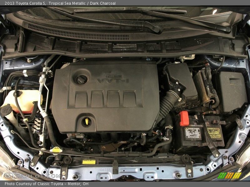 Tropical Sea Metallic / Dark Charcoal 2013 Toyota Corolla S