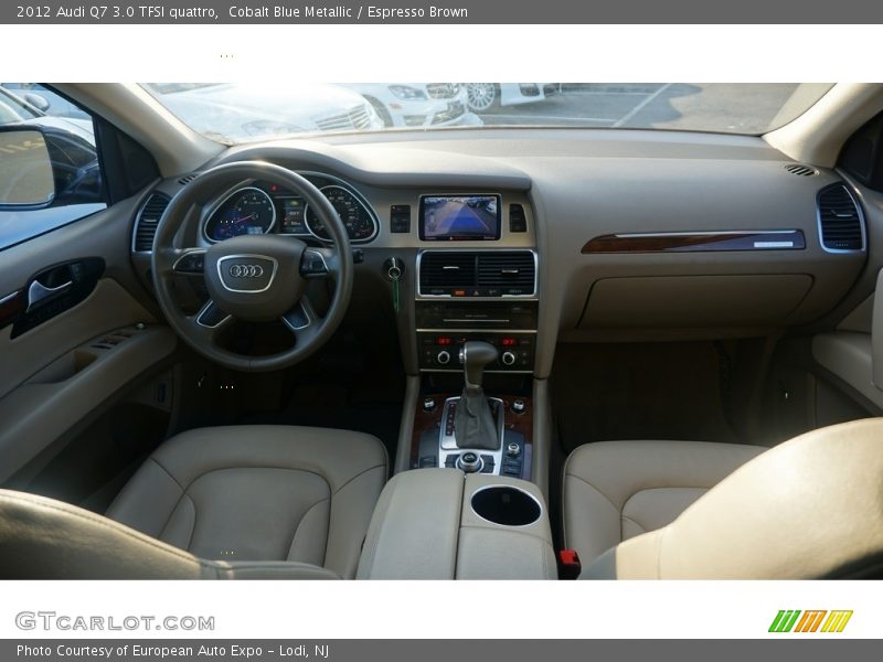 Cobalt Blue Metallic / Espresso Brown 2012 Audi Q7 3.0 TFSI quattro