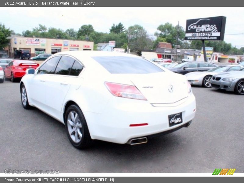 Bellanova White Pearl / Ebony 2012 Acura TL 3.5