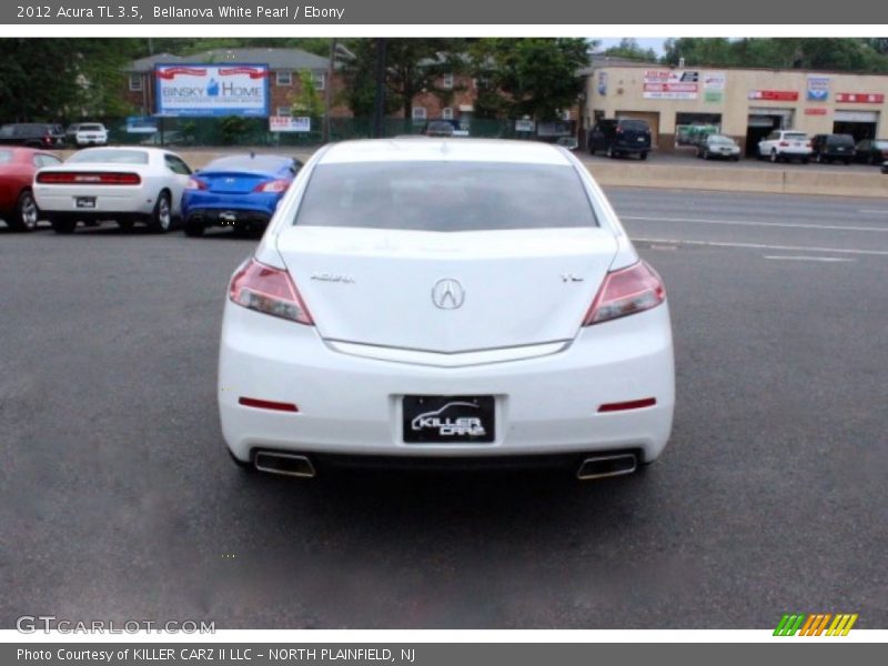 Bellanova White Pearl / Ebony 2012 Acura TL 3.5