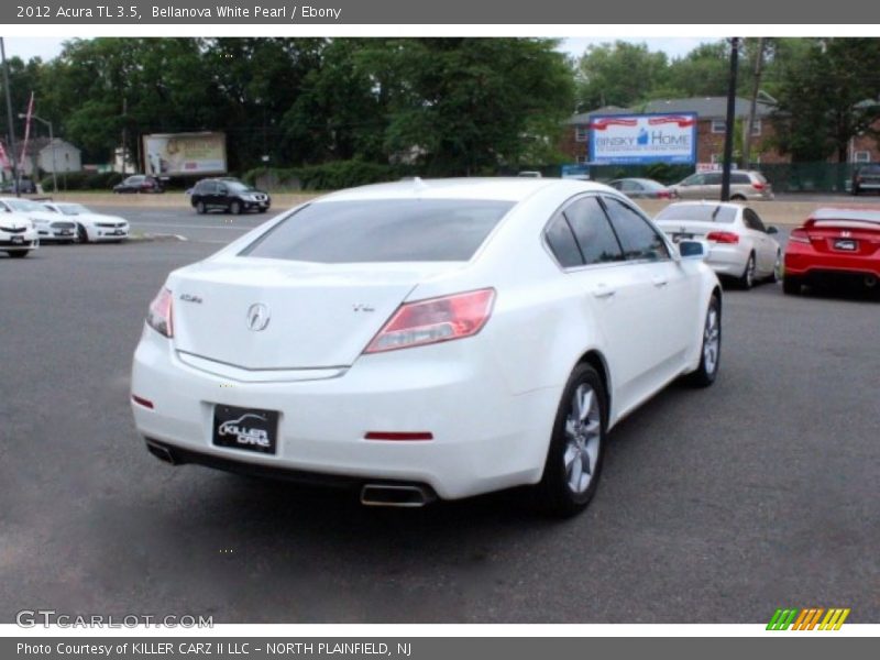 Bellanova White Pearl / Ebony 2012 Acura TL 3.5