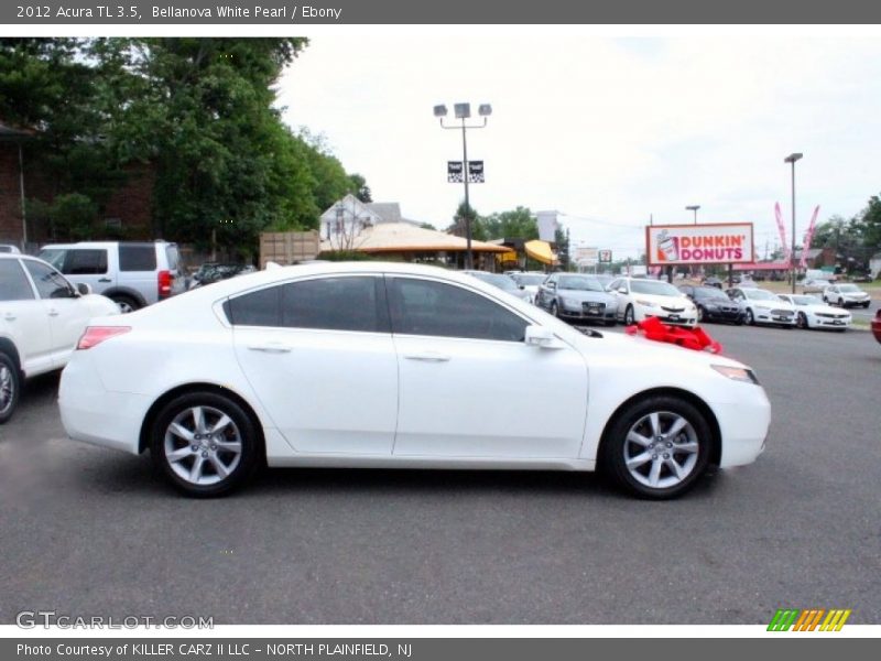 Bellanova White Pearl / Ebony 2012 Acura TL 3.5