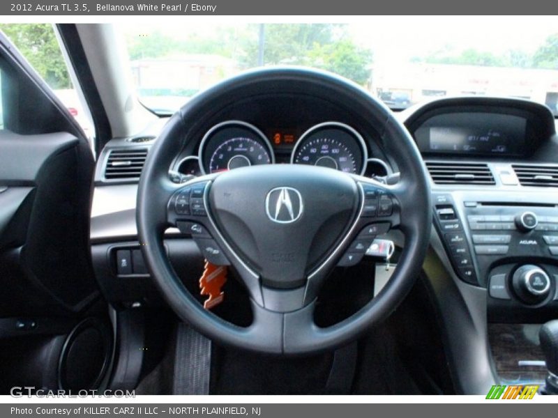 Bellanova White Pearl / Ebony 2012 Acura TL 3.5
