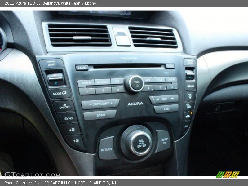 Bellanova White Pearl / Ebony 2012 Acura TL 3.5