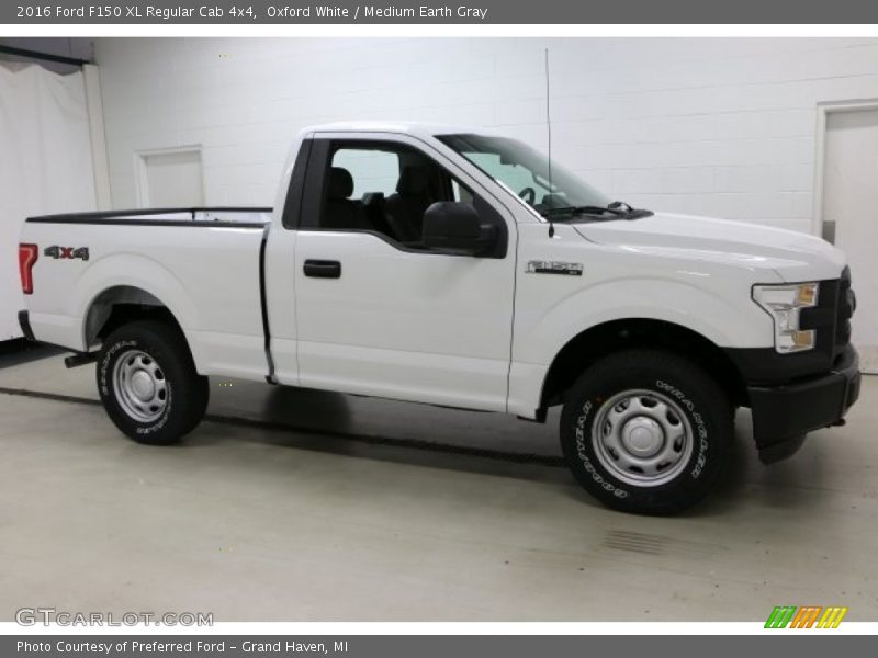  2016 F150 XL Regular Cab 4x4 Oxford White