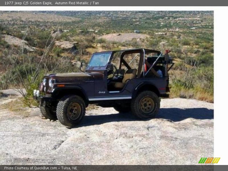  1977 CJ5 Golden Eagle Autumn Red Metallic