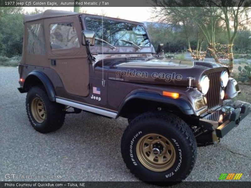  1977 CJ5 Golden Eagle Autumn Red Metallic