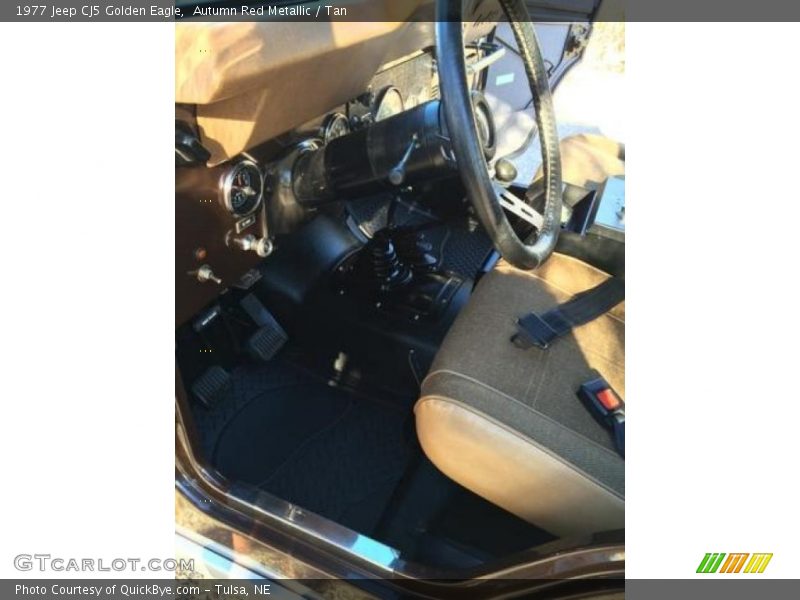 Autumn Red Metallic / Tan 1977 Jeep CJ5 Golden Eagle