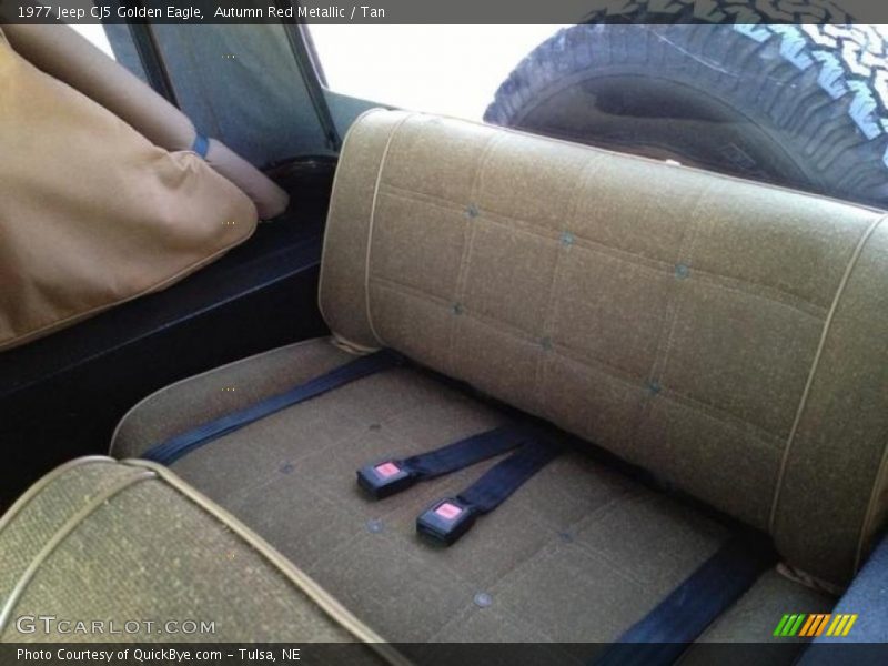 Rear Seat of 1977 CJ5 Golden Eagle