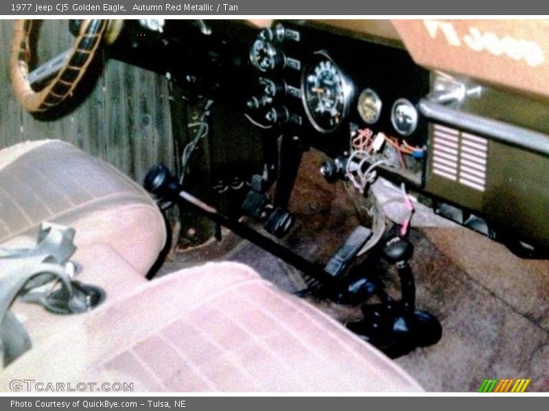 Dashboard of 1977 CJ5 Golden Eagle