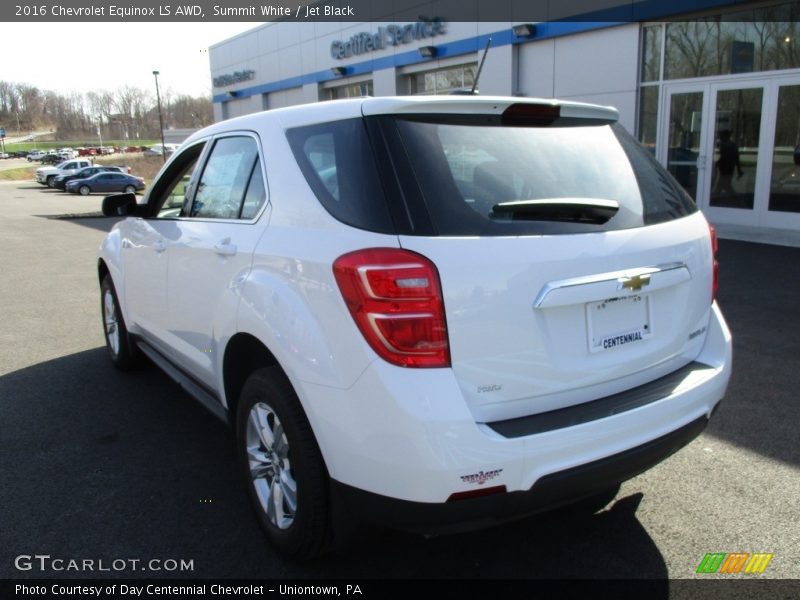 Summit White / Jet Black 2016 Chevrolet Equinox LS AWD