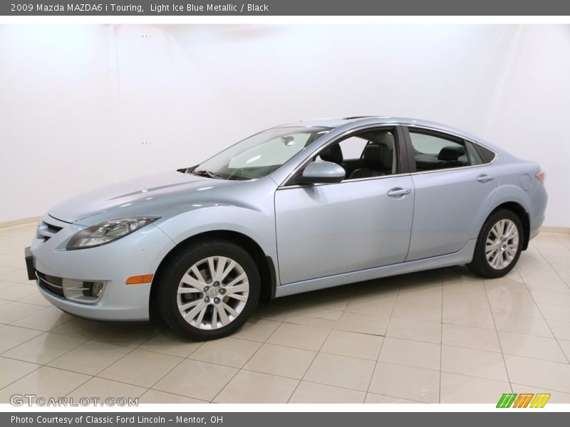 Light Ice Blue Metallic / Black 2009 Mazda MAZDA6 i Touring