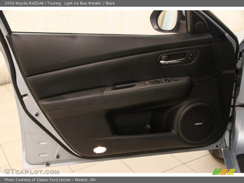 Light Ice Blue Metallic / Black 2009 Mazda MAZDA6 i Touring
