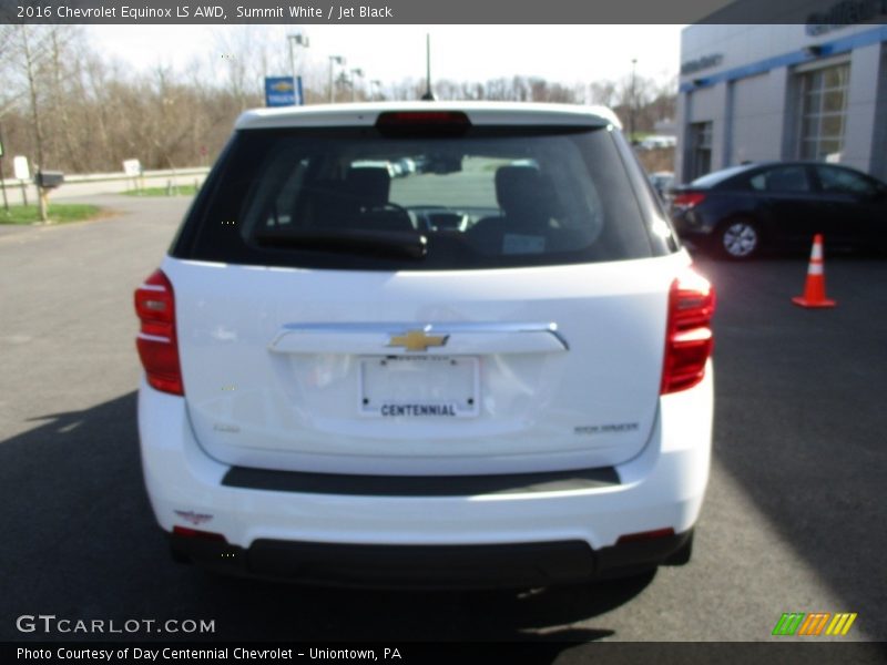 Summit White / Jet Black 2016 Chevrolet Equinox LS AWD